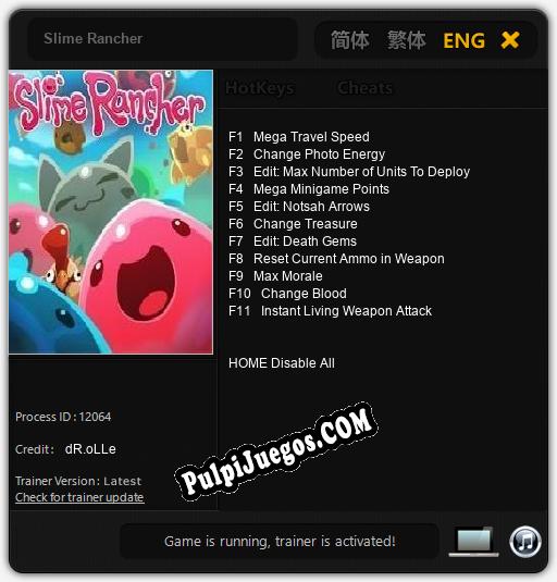 Entrenador liberado a Slime Rancher [v1.0.4]