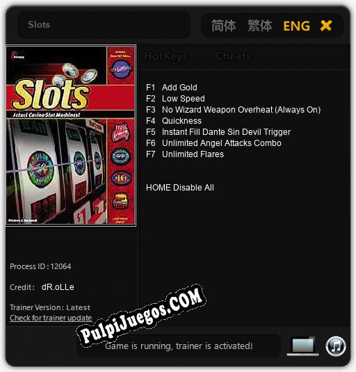 Slots: Cheats, Trainer +7 [dR.oLLe]