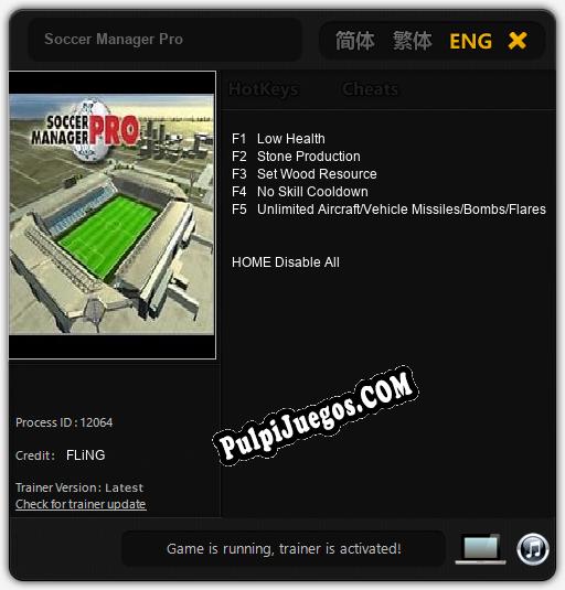 Soccer Manager Pro: Trainer +5 [v1.8]