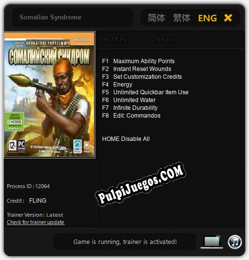 Somalian Syndrome: Cheats, Trainer +8 [FLiNG]