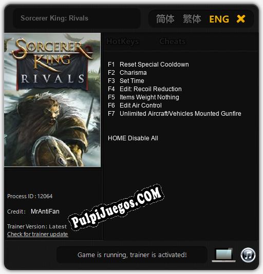 Sorcerer King: Rivals: Cheats, Trainer +7 [MrAntiFan]