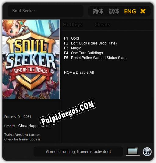 Entrenador liberado a Soul Seeker [v1.0.9]