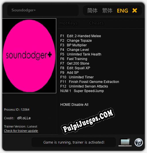 Soundodger+: Treinador (V1.0.83)