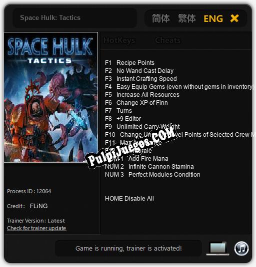 Space Hulk: Tactics: Cheats, Trainer +15 [FLiNG]