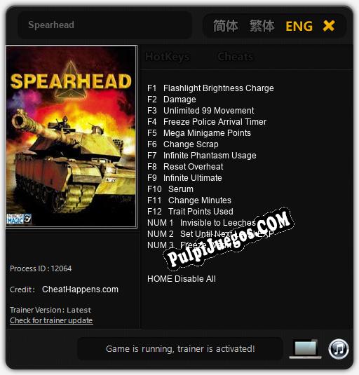 Spearhead: Trainer +15 [v1.5]