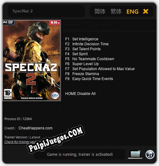 Entrenador liberado a SpecNaz 2 [v1.0.2]