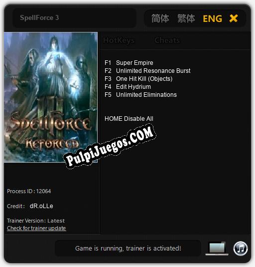 SpellForce 3: Trainer +5 [v1.4]