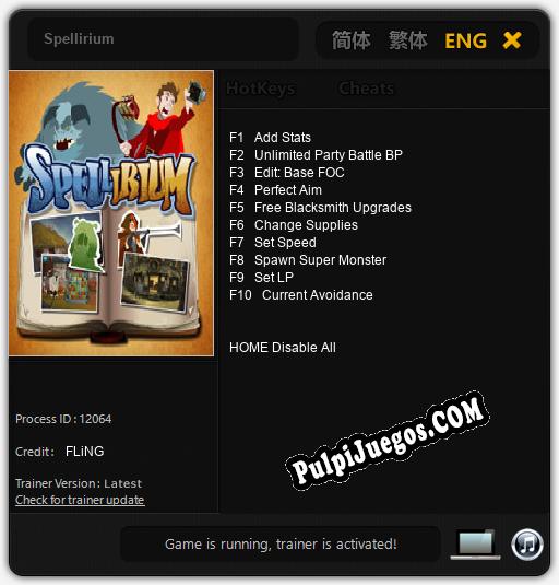 Entrenador liberado a Spellirium [v1.0.8]