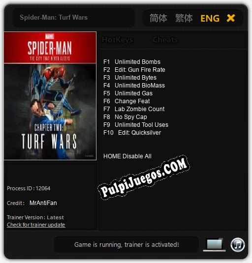 Entrenador liberado a Spider-Man: Turf Wars [v1.0.9]