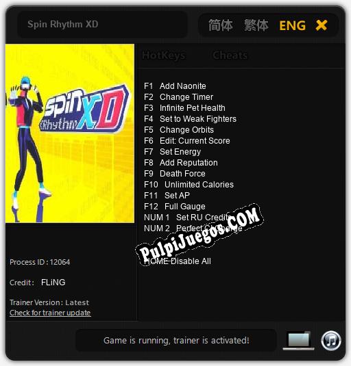 Spin Rhythm XD: Treinador (V1.0.31)