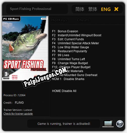 Sport Fishing Professional: Trainer +13 [v1.5]