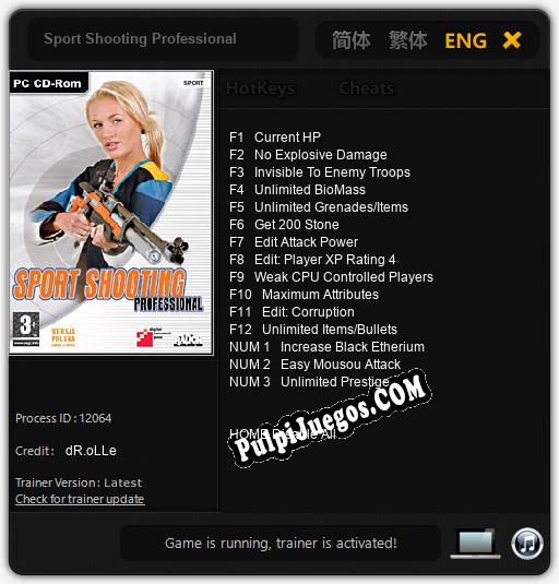 Entrenador liberado a Sport Shooting Professional [v1.0.1]