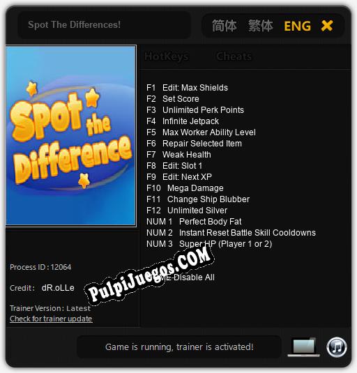 Spot The Differences!: Cheats, Trainer +15 [dR.oLLe]