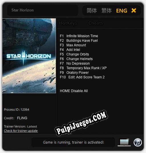 Star Horizon: Treinador (V1.0.52)