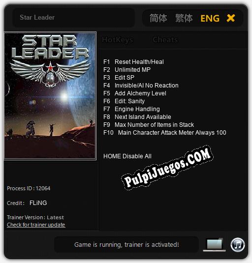 Entrenador liberado a Star Leader [v1.0.1]