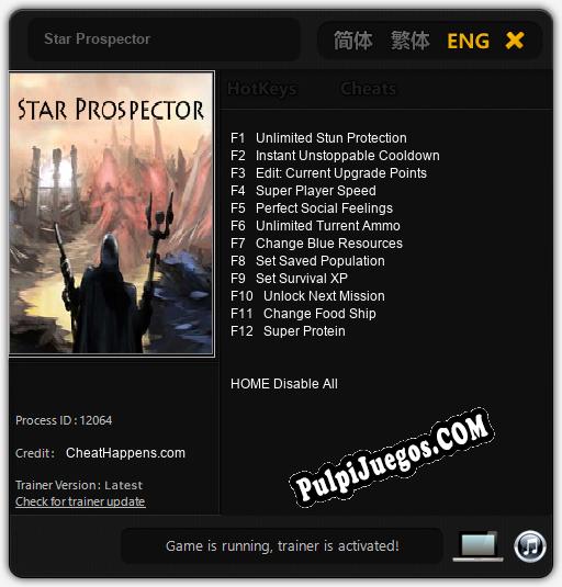 Star Prospector: Trainer +12 [v1.5]