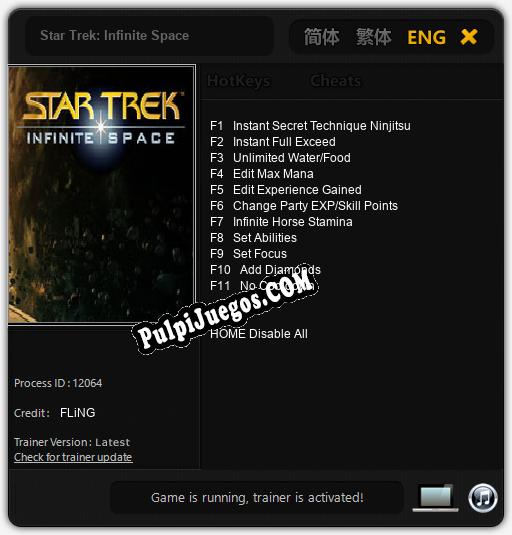 Star Trek: Infinite Space: Treinador (V1.0.60)