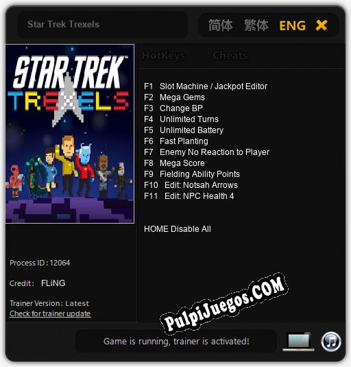 Entrenador liberado a Star Trek Trexels [v1.0.3]