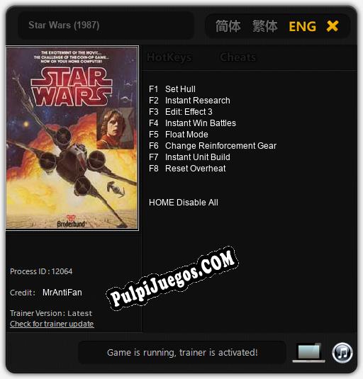 Star Wars (1987): Treinador (V1.0.19)