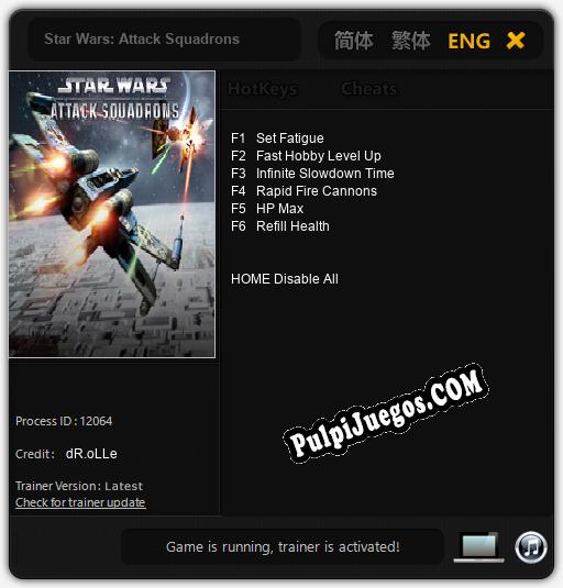 Star Wars: Attack Squadrons: Cheats, Trainer +6 [dR.oLLe]