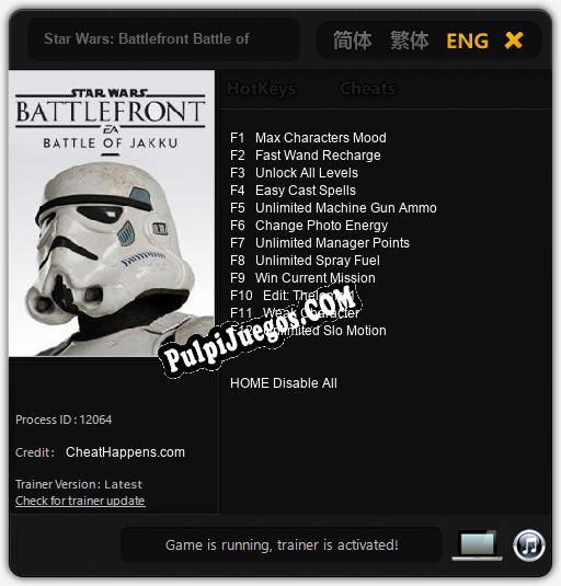 Star Wars: Battlefront Battle of Jakku: Treinador (V1.0.64)