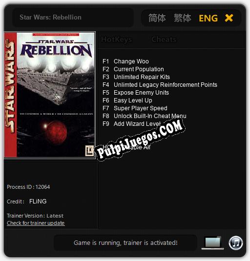 Star Wars: Rebellion: Cheats, Trainer +9 [FLiNG]