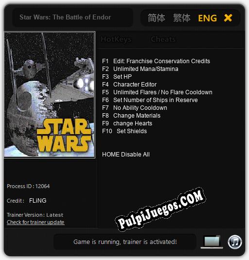 Star Wars: The Battle of Endor: Trainer +10 [v1.6]