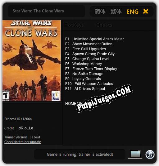 Star Wars: The Clone Wars: Trainer +11 [v1.7]