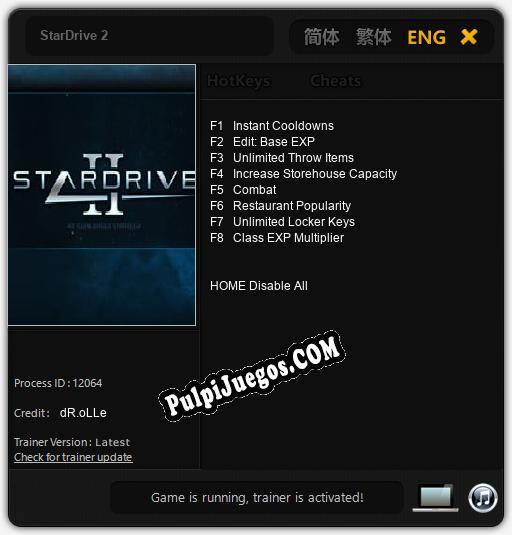 StarDrive 2: Treinador (V1.0.4)