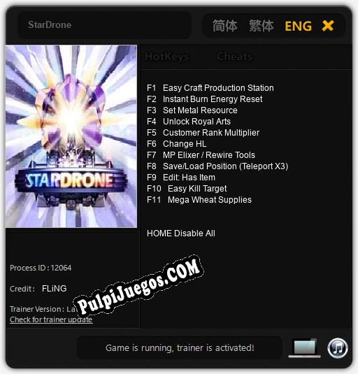 StarDrone: Treinador (V1.0.43)