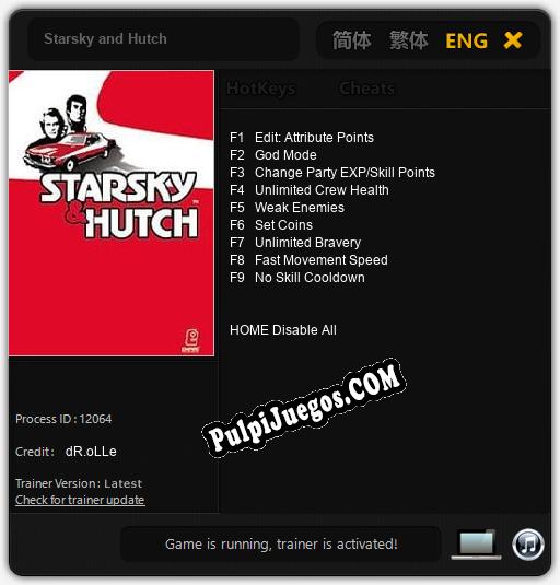 Entrenador liberado a Starsky and Hutch [v1.0.4]