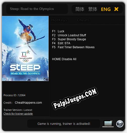 Steep: Road to the Olympics: Trainer +5 [v1.5]