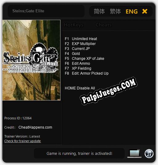 Steins;Gate Elite: Treinador (V1.0.53)