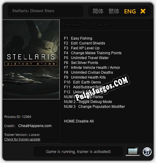 Stellaris: Distant Stars: Trainer +15 [v1.2]