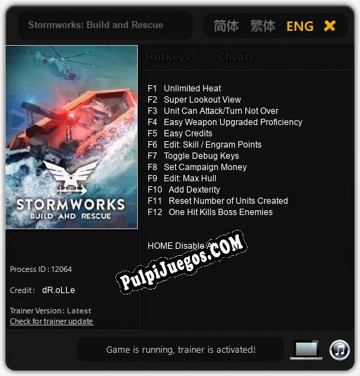 Entrenador liberado a Stormworks: Build and Rescue [v1.0.8]