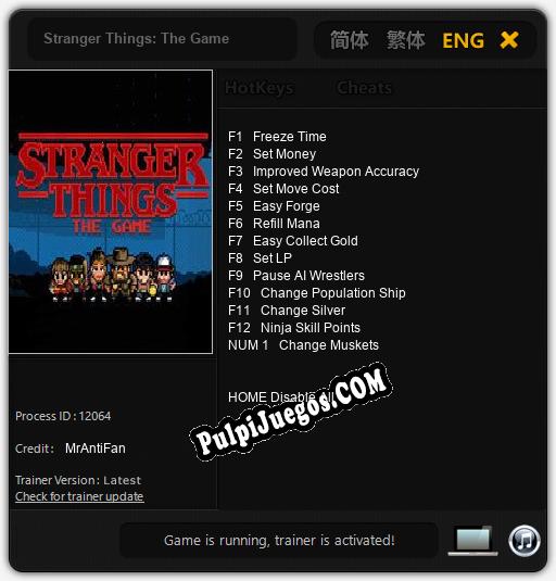 Stranger Things: The Game: Cheats, Trainer +13 [MrAntiFan]