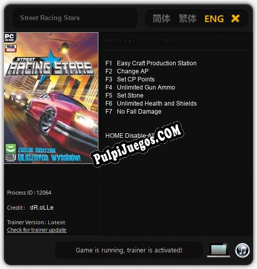 Street Racing Stars: Treinador (V1.0.11)