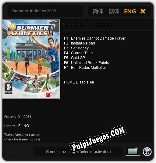 Entrenador liberado a Summer Athletics 2009 [v1.0.7]