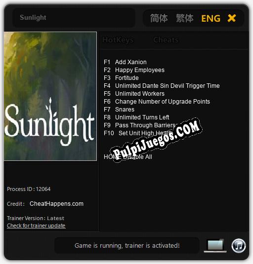 Sunlight: Treinador (V1.0.33)