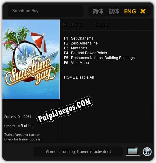 Sunshine Bay: Treinador (V1.0.34)