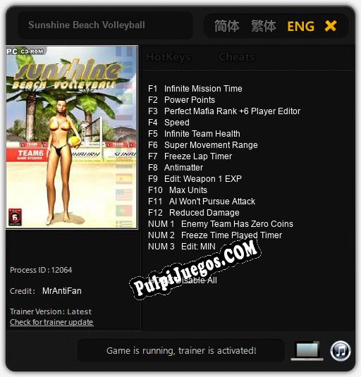 Entrenador liberado a Sunshine Beach Volleyball [v1.0.2]