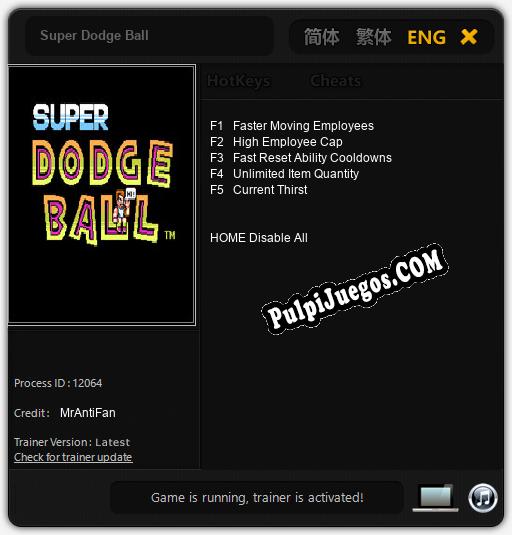 Entrenador liberado a Super Dodge Ball [v1.0.4]