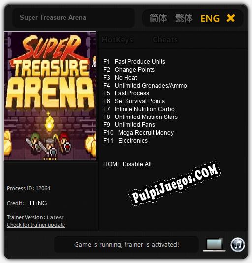 Entrenador liberado a Super Treasure Arena [v1.0.9]