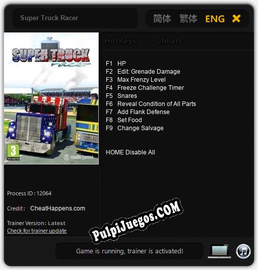 Super Truck Racer: Cheats, Trainer +9 [CheatHappens.com]