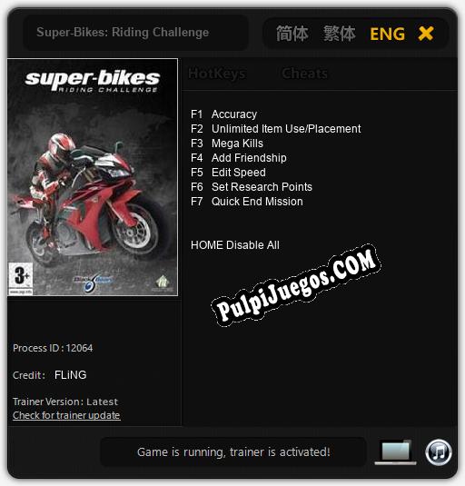 Super-Bikes: Riding Challenge: Treinador (V1.0.3)