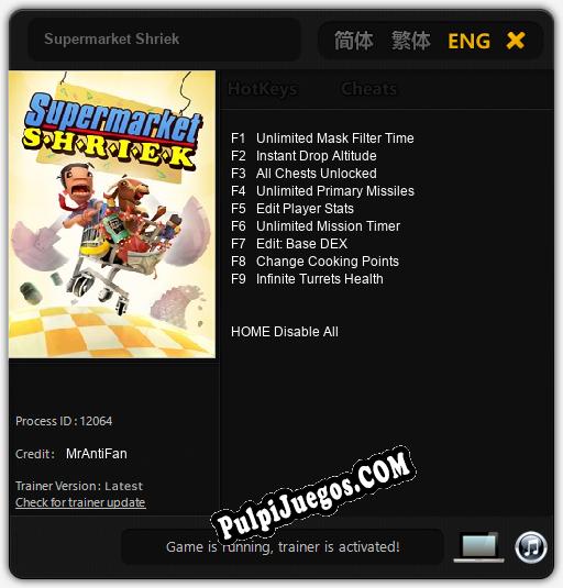 Entrenador liberado a Supermarket Shriek [v1.0.8]