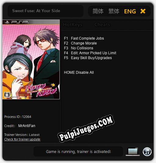 Sweet Fuse: At Your Side: Cheats, Trainer +5 [MrAntiFan]