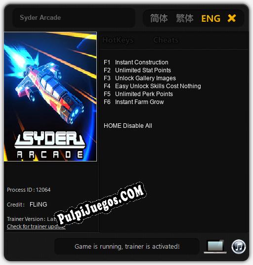 Syder Arcade: Treinador (V1.0.92)