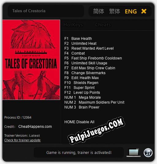 Tales of Crestoria: Cheats, Trainer +15 [CheatHappens.com]