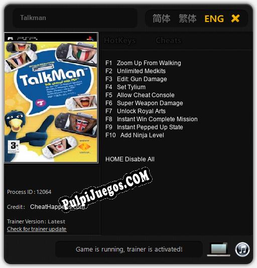 Entrenador liberado a Talkman [v1.0.3]